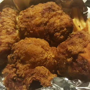 Fried chicken meal