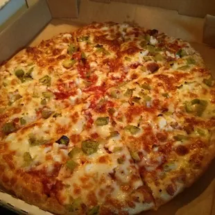 Green pepper and feta