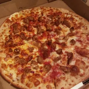 Veggie sausage onion