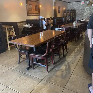 Inside of restaurant