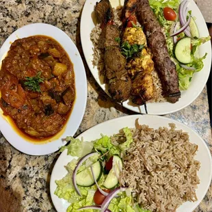 Kabab Combination and Musakkaa