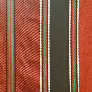 a closeup of a striped fabric