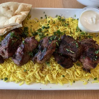 Lamb Kabob Entree