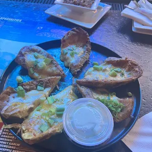 Potato skins no bacon