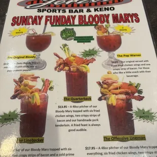 Bloody Mary list