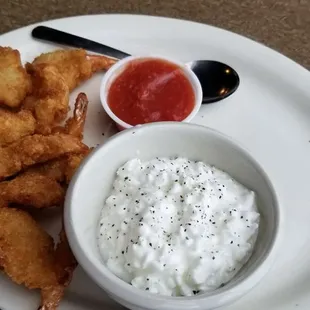 Battered gulf shrimp