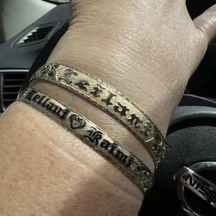 I had J.E.S. resize my bracelets, beautiful job.