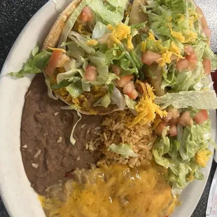 Number three in a menu special plate