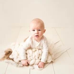 Milestone 9 months old studio session