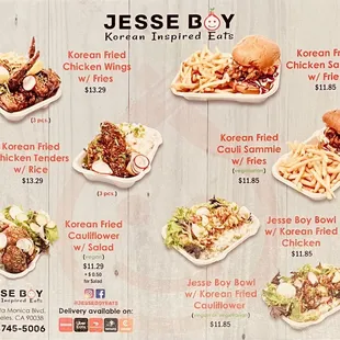 Menu as of July 2024 (p. 1)
