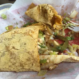 Wrap with no avocado