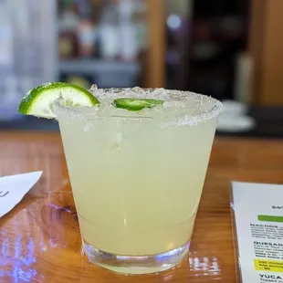 Classic spicy margarita