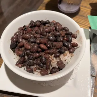 Black beans and rice