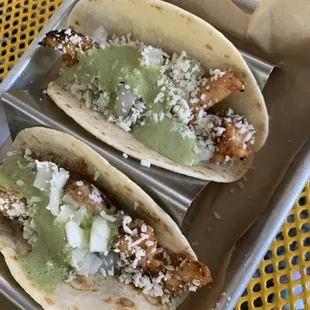 Chicken street tacos