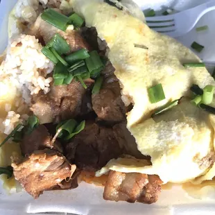 Pork Adobo Omelette