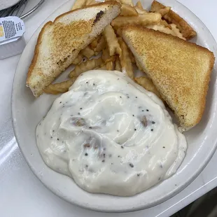 Chicken fry and fries!
