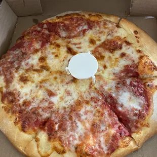 Small cheese pizza