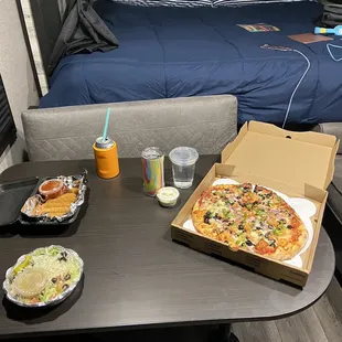 Back at Sierra Trails RV Park with our feast