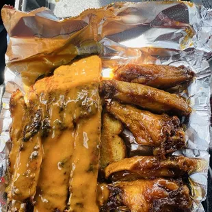 Chicken and ribs combo. I just ran across this photo from April 2020. They were delicious and I most visit again very soon!
