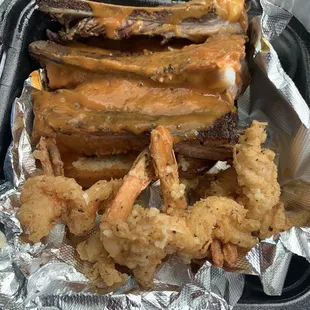 Rib N Shrimp Combo