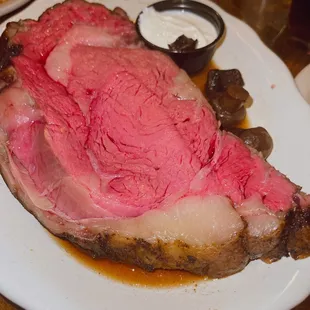 King Cut prime rib... out of this world amazing