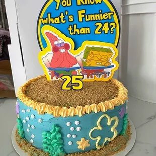 custom birthday cake
custom cake topper