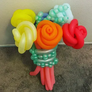 We offer Balloon garlands,  Balloon flower bouquets,  and lot's more