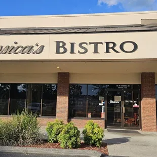 Front of Restaurant.