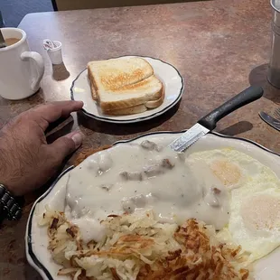 Country Fried Steak &amp; Eggs