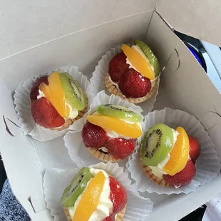 These fruit tarts are so good!!!