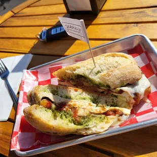 Chicken Pesto. Outstanding!