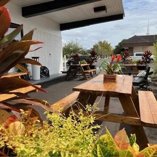 outdoor seating