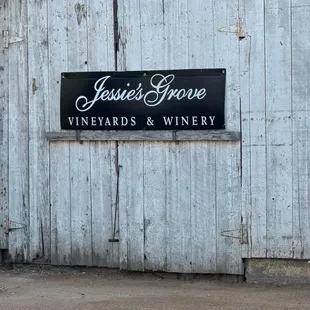 Barn sign