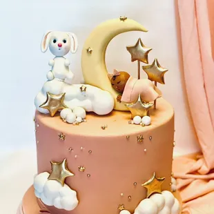 Baby shower sweet dreams cake