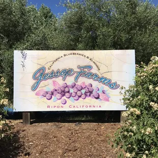 a sign for the winery