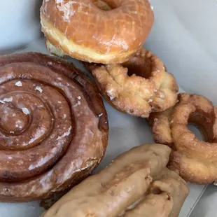 Various donuts!! Cinnamon roll was fantastic.