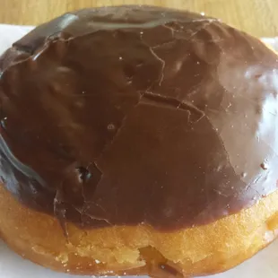 Custard filled Chocolate donut is good.