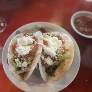 Lamb bbq and pineapple pork