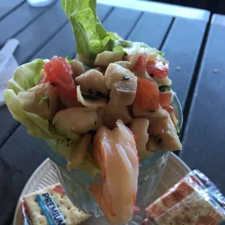 Ceviche Dip and chips