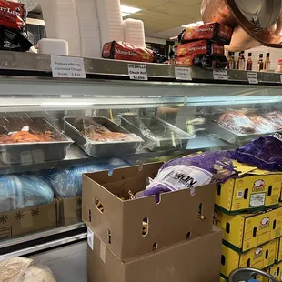 a woman in a grocery store