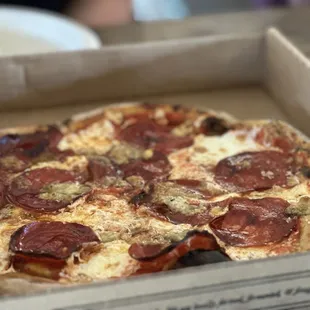 pizza, food