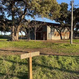 Goat barn