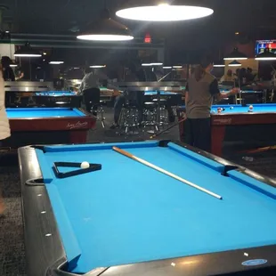 Playing pool