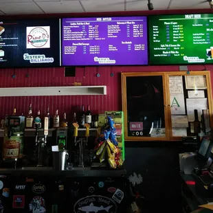 New menu boards! Food &amp; Beverages!
