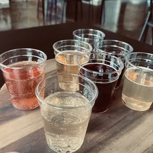 Wine tasting $8  Tip..... 1 tasting is enough for2-4 people....