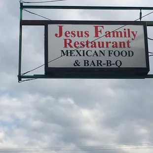 a sign for a mexican restaurant
