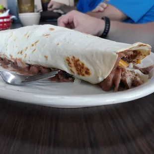 Brisket burrito.  Bring your appetite