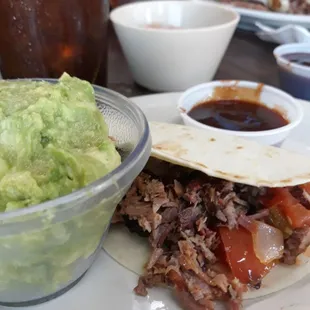 Brisket taco.  Very tasty