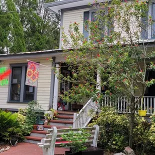 the front of the house