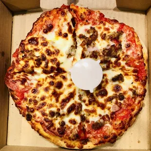 a pizza in a box